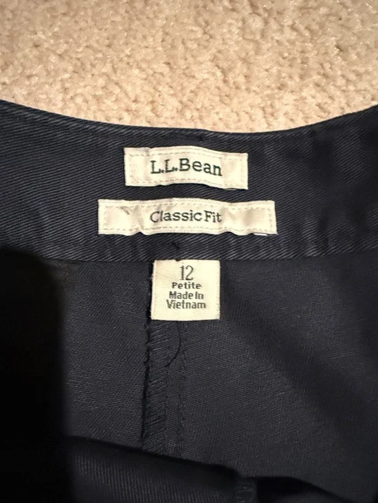 L.L. Bean Navy Women’s Chinos - Picture 3 of 5